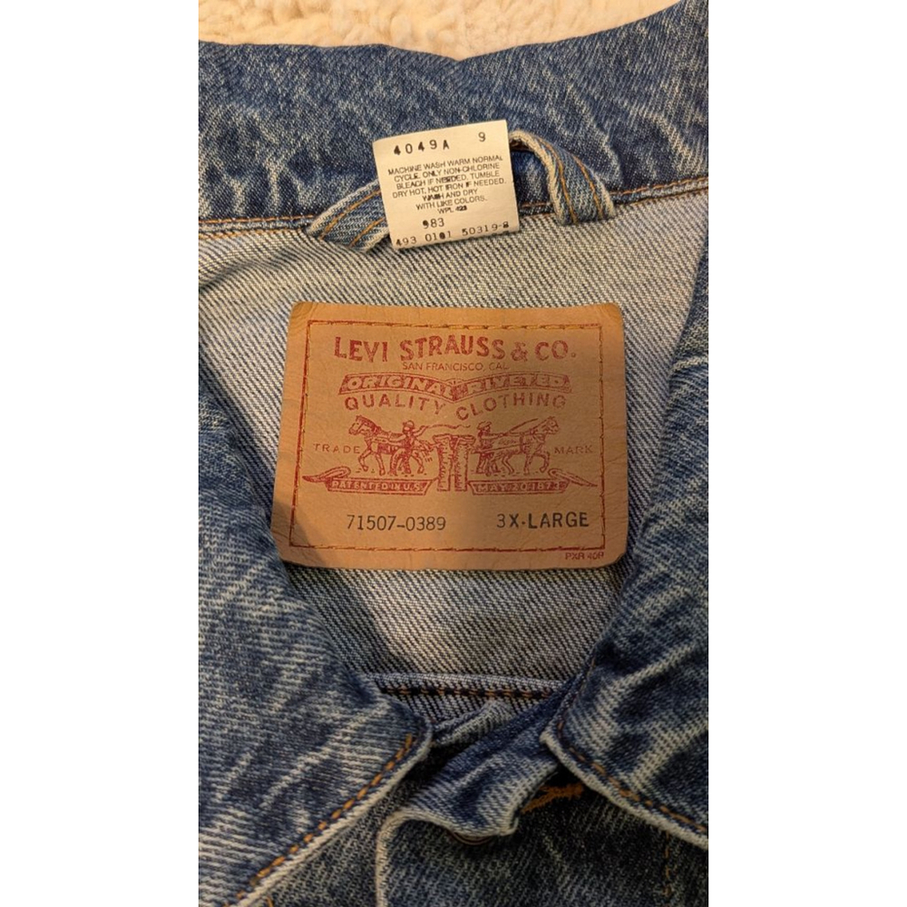 Men's Levi's Denim Jacket 3XL Blue - Picture 8 of 9